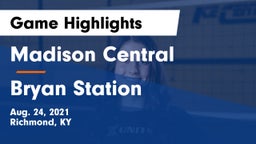 Madison Central  vs Bryan Station Game Highlights - Aug. 24, 2021