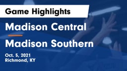 Madison Central  vs Madison Southern  Game Highlights - Oct. 5, 2021