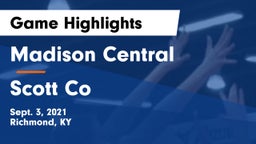 Madison Central  vs Scott Co Game Highlights - Sept. 3, 2021