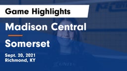Madison Central  vs Somerset  Game Highlights - Sept. 20, 2021
