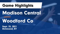Madison Central  vs Woodford Co Game Highlights - Sept. 25, 2021