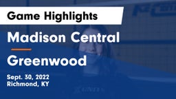 Madison Central  vs Greenwood  Game Highlights - Sept. 30, 2022