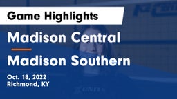 Madison Central  vs Madison Southern  Game Highlights - Oct. 18, 2022