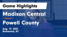 Madison Central  vs Powell County  Game Highlights - Aug. 19, 2023