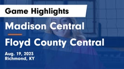 Madison Central  vs Floyd County Central Game Highlights - Aug. 19, 2023