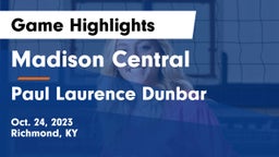 Madison Central  vs Paul Laurence Dunbar  Game Highlights - Oct. 24, 2023