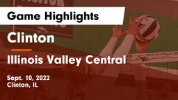 Clinton  vs Illinois Valley Central  Game Highlights - Sept. 10, 2022