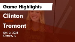 Clinton  vs Tremont  Game Highlights - Oct. 2, 2023