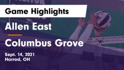 Allen East  vs Columbus Grove  Game Highlights - Sept. 14, 2021