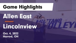 Allen East  vs Lincolnview  Game Highlights - Oct. 4, 2022