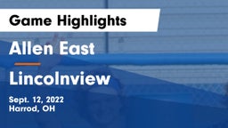 Allen East  vs Lincolnview  Game Highlights - Sept. 12, 2022