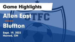 Allen East  vs Bluffton Game Highlights - Sept. 19, 2022