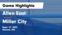 Allen East  vs Miller City Game Highlights - Sept. 27, 2022
