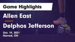 Allen East  vs Delphos Jefferson Game Highlights - Oct. 19, 2021