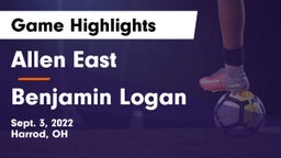 Allen East  vs Benjamin Logan  Game Highlights - Sept. 3, 2022