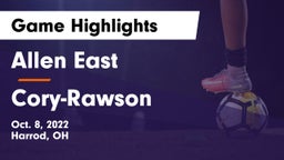 Allen East  vs Cory-Rawson Game Highlights - Oct. 8, 2022