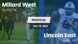 Matchup: Millard West vs. Lincoln East  2019