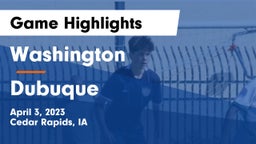 Washington  vs Dubuque  Game Highlights - April 3, 2023