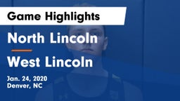North Lincoln  vs West Lincoln  Game Highlights - Jan. 24, 2020