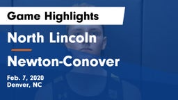 North Lincoln  vs Newton-Conover  Game Highlights - Feb. 7, 2020
