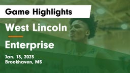 West Lincoln  vs Enterprise Game Highlights - Jan. 13, 2023