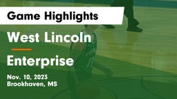 West Lincoln  vs Enterprise  Game Highlights - Nov. 10, 2023