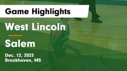 West Lincoln  vs Salem Game Highlights - Dec. 12, 2023