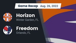 Recap: Horizon  vs. Freedom  2022