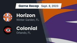 Recap: Horizon  vs. Colonial  2023
