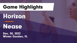 Horizon  vs Nease  Game Highlights - Dec. 30, 2022