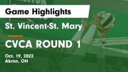 St. Vincent-St. Mary  vs CVCA ROUND 1 Game Highlights - Oct. 19, 2022