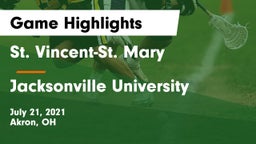 St. Vincent-St. Mary  vs Jacksonville University Game Highlights - July 21, 2021