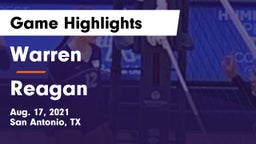 Warren  vs Reagan  Game Highlights - Aug. 17, 2021