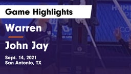 Warren  vs John Jay  Game Highlights - Sept. 14, 2021