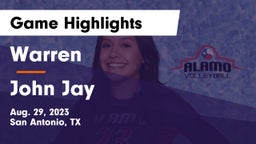 Warren  vs John Jay  Game Highlights - Aug. 29, 2023
