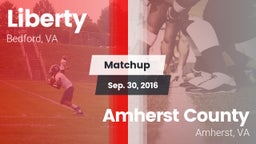 Matchup: Liberty  vs. Amherst County  2016