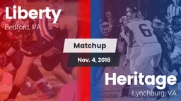 Matchup: Liberty  vs. Heritage  2016