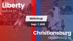 Matchup: Liberty  vs. Christiansburg  2018