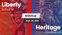 Matchup: Liberty  vs. Heritage  2018