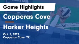 Copperas Cove  vs Harker Heights  Game Highlights - Oct. 5, 2022