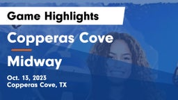 Copperas Cove  vs Midway  Game Highlights - Oct. 13, 2023