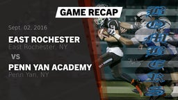 Recap: East Rochester  vs. Penn Yan Academy  2016