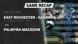 Recap: East Rochester - Gananda vs. Palmyra-Macedon  2016