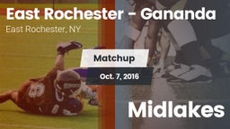Matchup: East Rochester High vs. Midlakes  2016