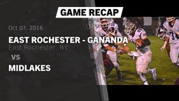 Recap: East Rochester - Gananda vs. Midlakes  2016