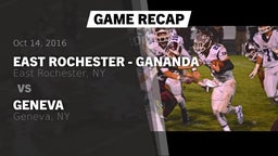 Recap: East Rochester - Gananda vs. Geneva  2016