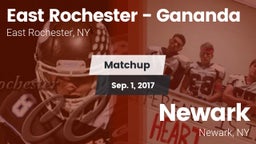 Matchup: East Rochester High vs. Newark  2017