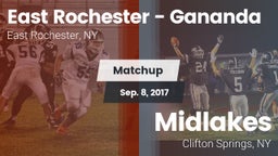 Matchup: East Rochester High vs. Midlakes  2017