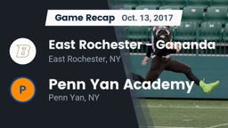 Recap: East Rochester - Gananda vs. Penn Yan Academy  2017