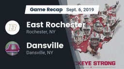 Recap: East Rochester vs. Dansville  2019